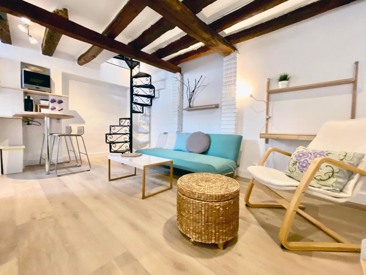Charming Gran Via Attic Lejlighed Madrid Eksteriør billede