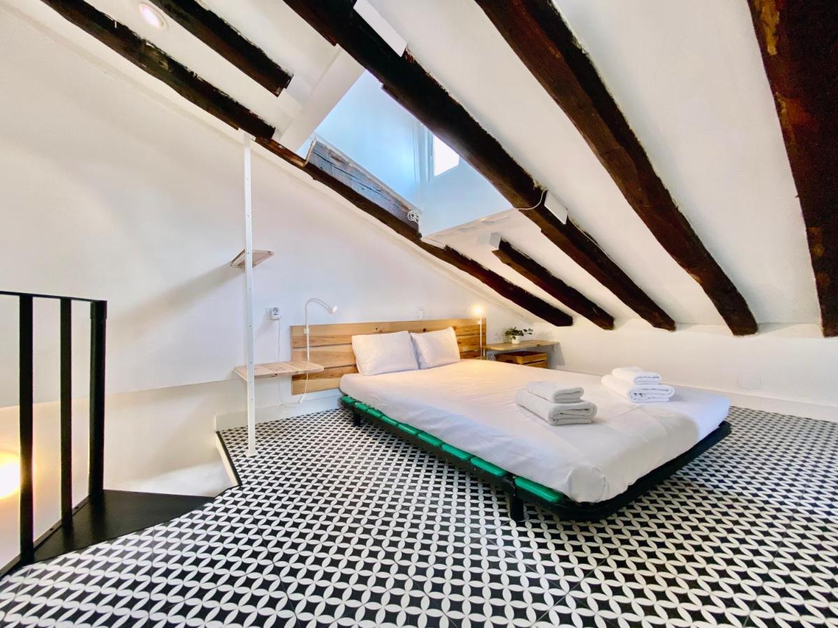 Charming Gran Via Attic Lejlighed Madrid Eksteriør billede